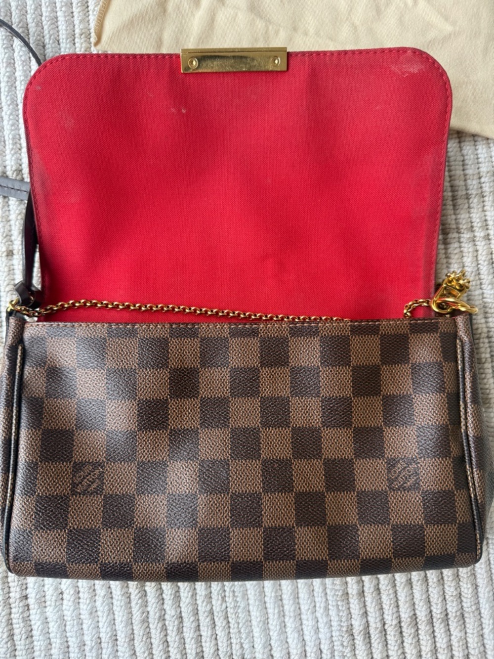 Louis Vuitton Brown Damier Favorite MM Crossbody Bag - Picture 11 of 17